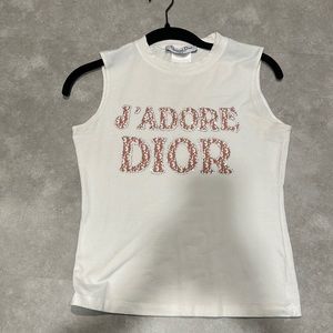 Dior tank top French 40 like S